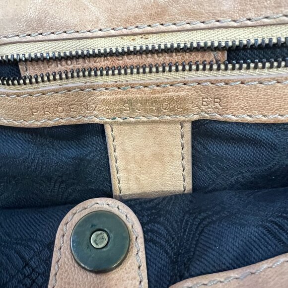 PROENZA SCHOULER "PS1 Large" satchel in a Tan leather Crossbody Strap - Picture 11 of 15